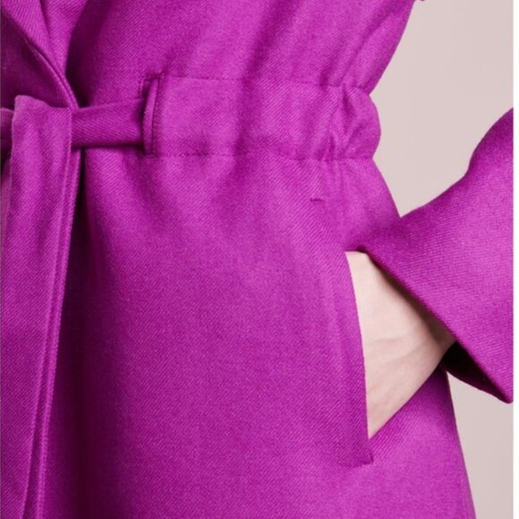 J.Crew Tie-waist topcoat trench in double-serge wool Coat G8009 Size 2 - Picture 6 of 15